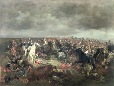 Mariscal Ney (1769-1815) en Waterloo de Henri Louis Dupray
