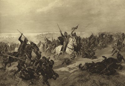 La Batalla de Hastings, 1066 de Henri Louis Dupray