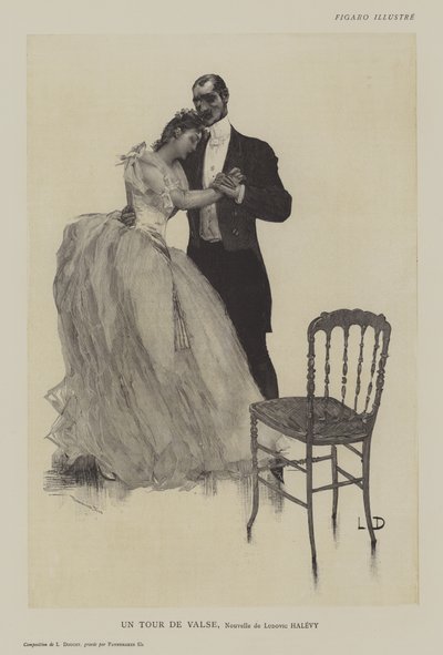 Un Tour de Valse, cuento corto de Ludovic Halevy de Henri Lucien Doucet