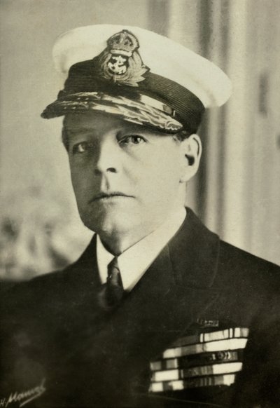 Retrato del almirante David Beatty (foto) de Henri Manuel