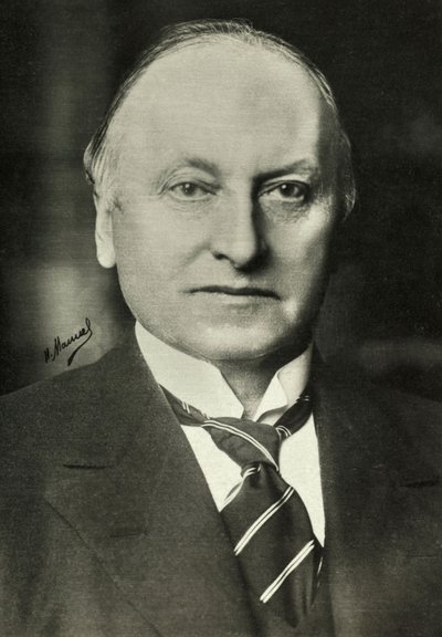 Retrato de Lord Georges Curzon (foto) de Henri Manuel