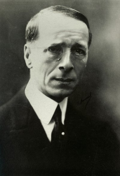 Retrato de Marcel Boulenger (foto) de Henri Manuel