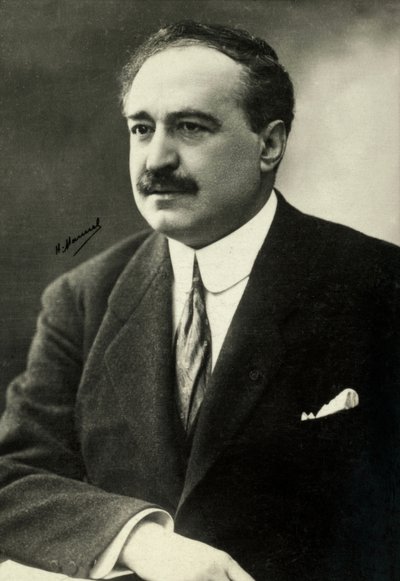 Retrato de Vicente Blasco Ibáñez (foto) de Henri Manuel