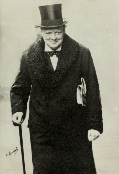 Retrato de Winston Churchill (foto) de Henri Manuel