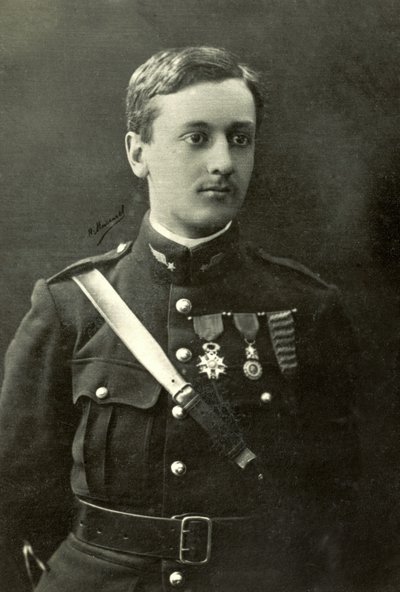 Retrato del aviador Georges Guynemer (foto) de Henri Manuel