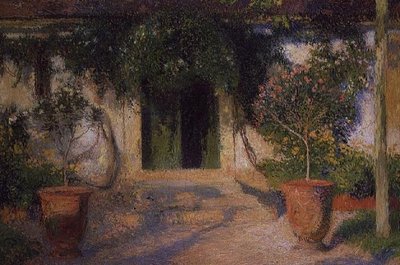Entrada a una casa de Henri Martin