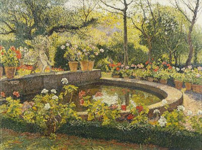 El estanque en Marquarol de Henri Martin