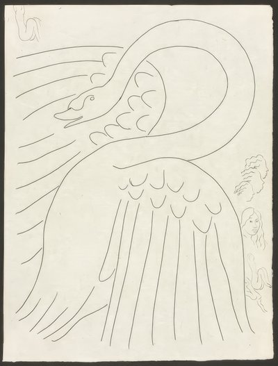 Algunos Sonetos: Frontispicio, lámina 24 de Poesies de Mallarmé de Henri Matisse