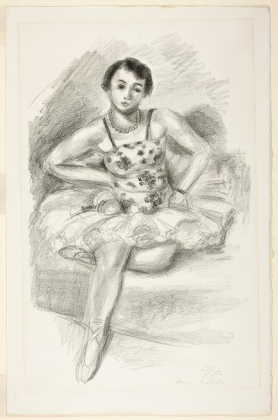 Bailarina de ballet, de Ten Dancers de Henri Matisse