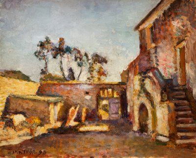 Patio del molino de Ajaccio de Henri Matisse