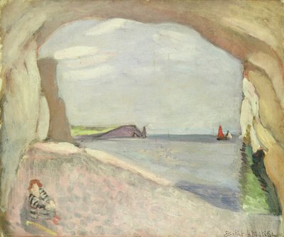 Etretat, la vela roja (pintura) de Henri Matisse