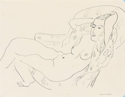 Mujer desnuda, brazos en alto de Henri Matisse