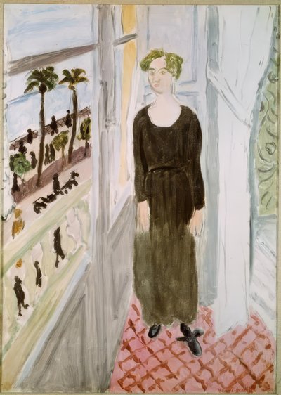 Mujer en la ventana, Niza de Henri Matisse