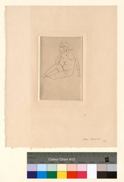Figura sentada - Desnudo de Henri Matisse