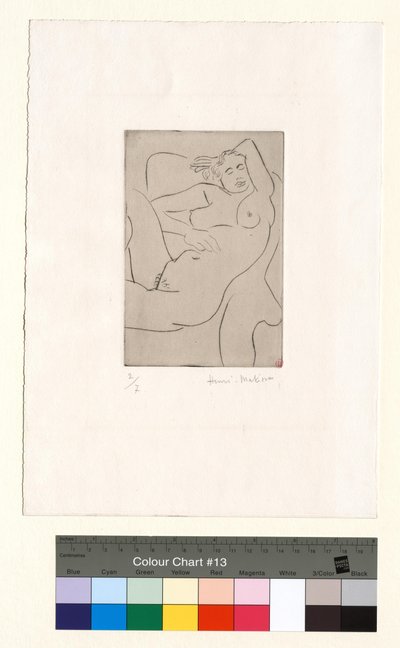 Figura dormida de Henri Matisse