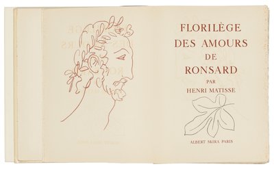 Una selección de los Amours de Ronsard de Henri Matisse
