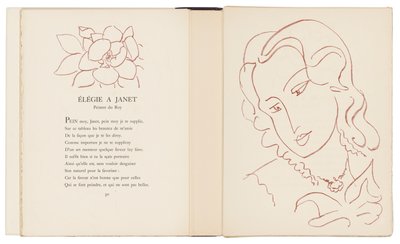 Una selección de los Amours de Ronsard de Henri Matisse