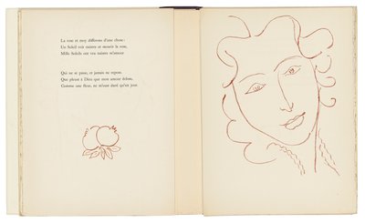 Una selección de los Amours de Ronsard de Henri Matisse