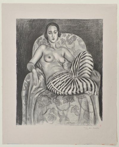 Gran odalisca con pantalón de bayadera de Henri Matisse