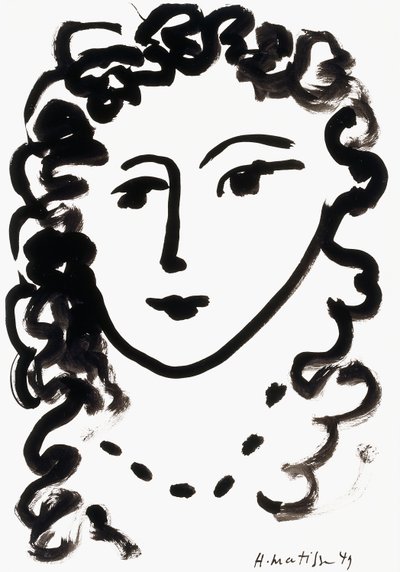 Cabeza de mujer de Henri Matisse