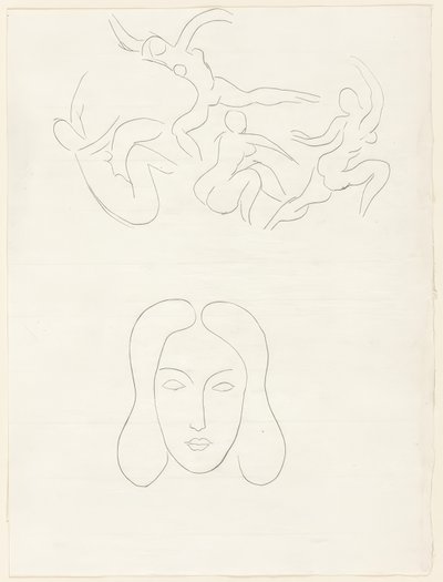 Hérodiade, Scène lV, lámina trece de Poesies de Mallarmé de Henri Matisse