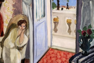 Interior en Niza (Habitación en el Hôtel Méditerranée) de Henri Matisse