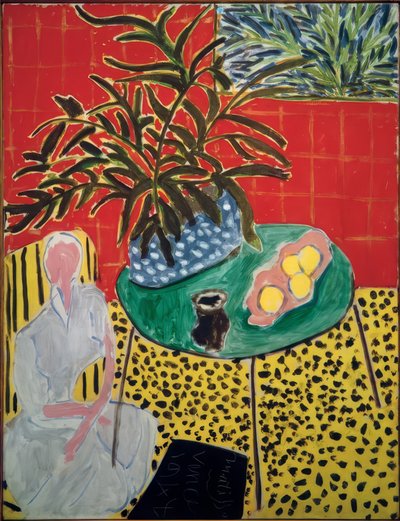 Interior con helecho negro de Henri Matisse