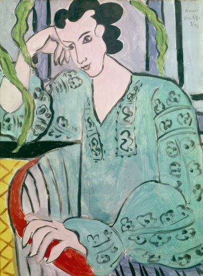 La húngara de la blusa verde de Henri Matisse