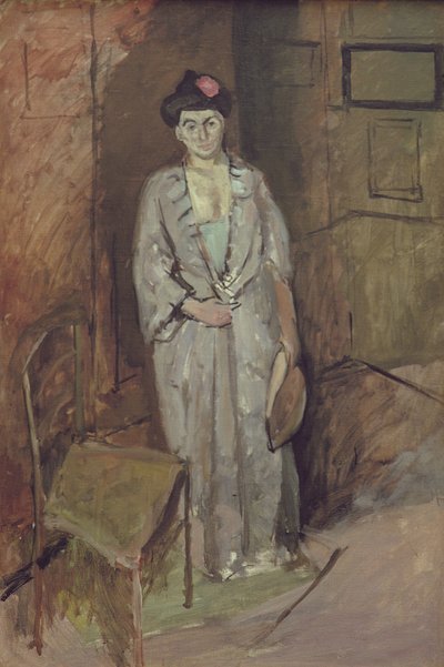 Madame Matisse en Japonaise (La dama japonesa) 1901 (óleo sobre lienzo) de Henri Matisse