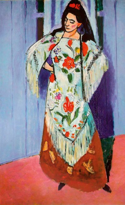 Madame Matisse con mantón de Manila de Henri Matisse