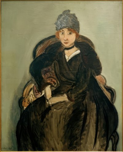 Marguerite con sombrero azul de Henri Matisse