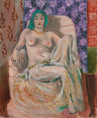 Mujer mora (La rodilla levantada) de Henri Matisse