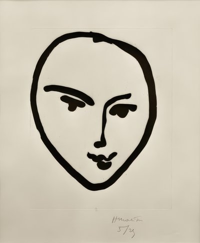 Nadia Máscara sonriente de Henri Matisse