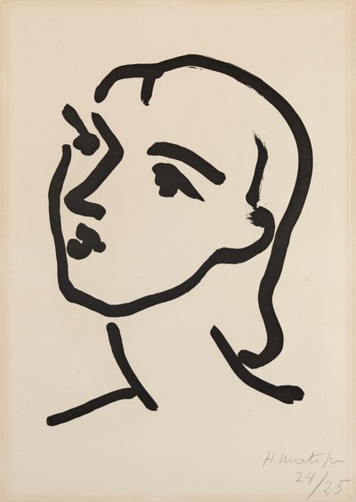 Nadia con el pelo liso de Henri Matisse