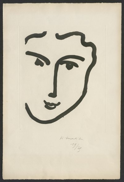 Nadia con la sonrisa alegre de Henri Matisse