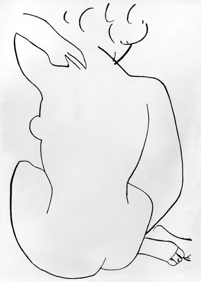 Mujer desnuda en cuclillas de Henri Matisse