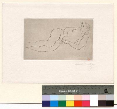Desnudo recostado de Henri Matisse
