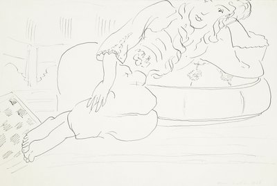 Odalisca damero, cojín de Henri Matisse