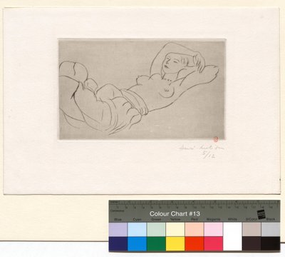 Odalisca recostada de Henri Matisse
