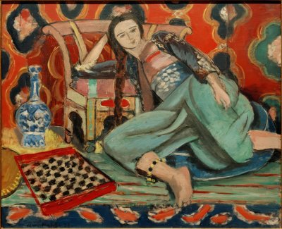 Odalisca en un sillón turco de Henri Matisse