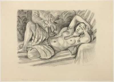 Odalisca con magnolia de Henri Matisse