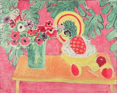 Piña y anémonas de Henri Matisse