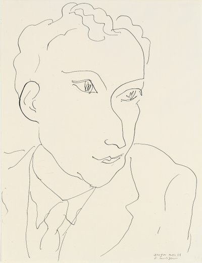 Retrato de Luis Aragón de Henri Matisse