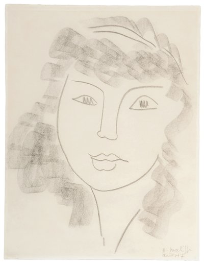 Retrato de mujer; Portrait de Femme de Henri Matisse