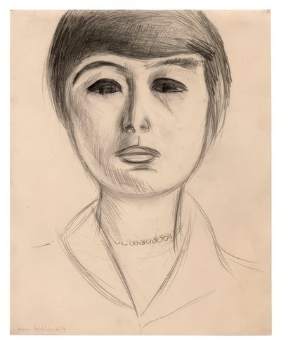 Retrato de una joven (Elsa Glaser) de Henri Matisse