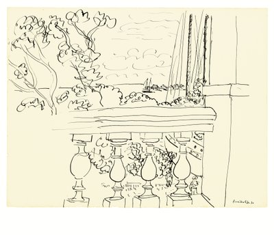 Vistas al mar en Tahití de Henri Matisse