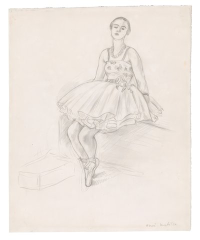 Bailarina sentada de Henri Matisse