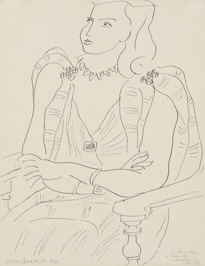 Mujer sentada de Henri Matisse
