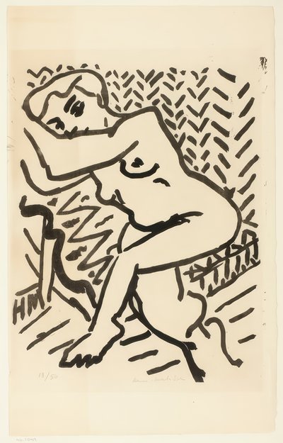 Pequeña xilografía ligera de Henri Matisse