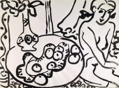 Bodegón con desnudo de Henri Matisse